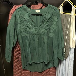 World Market Embroidered Top